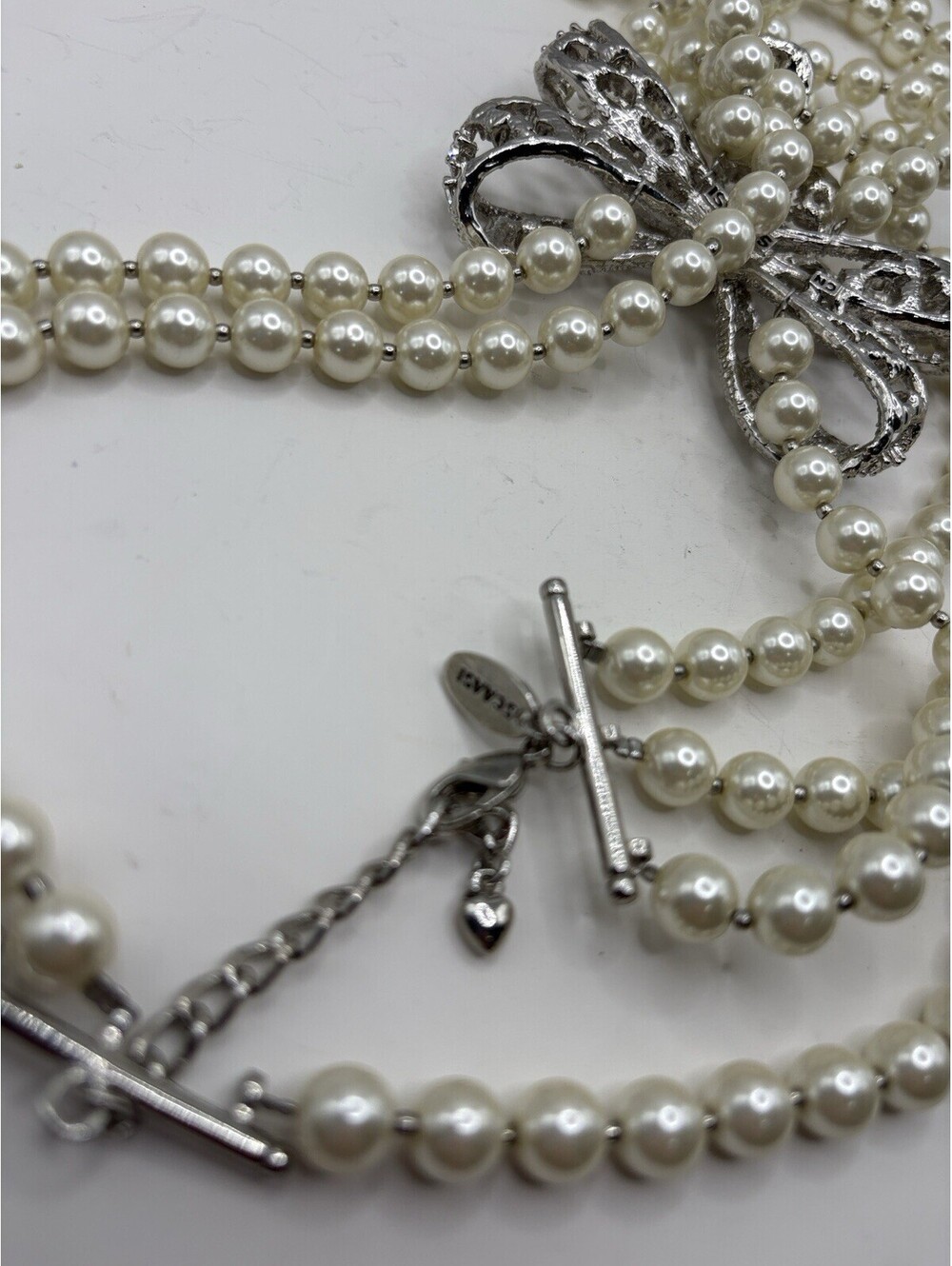 Scaasi 3 strand Pearl & Rinestone necklace [COPY]